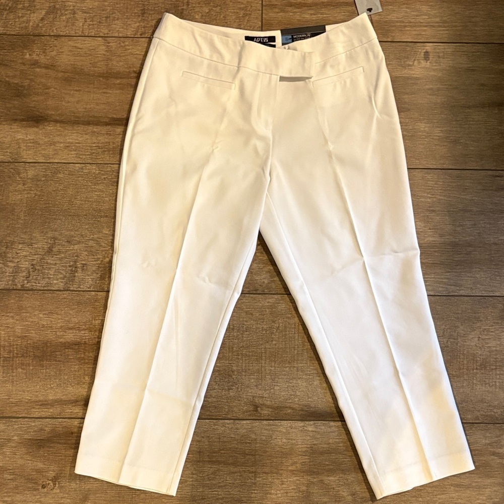 Apt. 9 Classic White Trousers